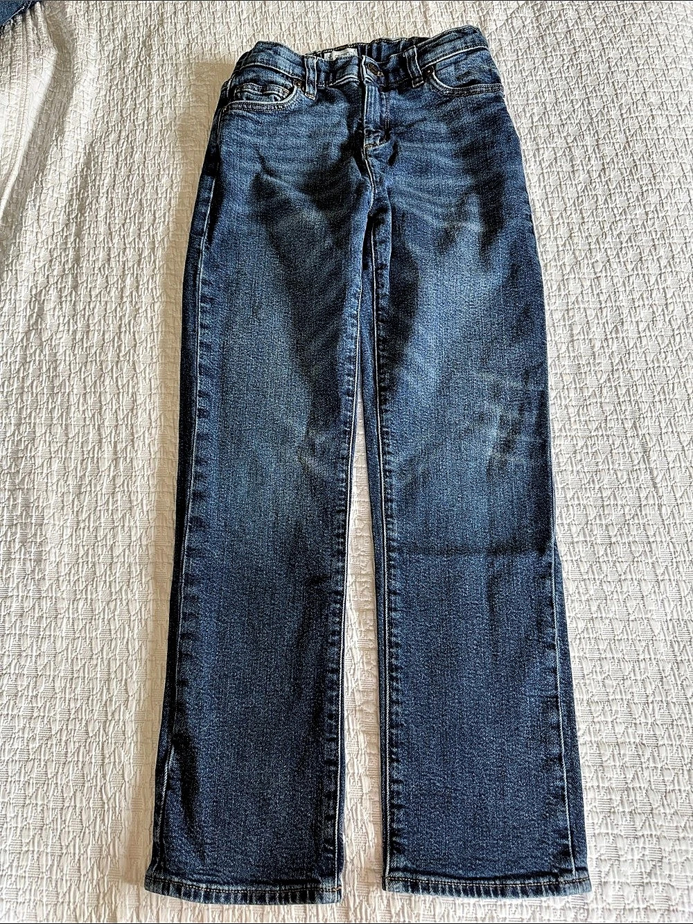 Crewcuts Boy Straight Leg Jeans Size 12 Blue